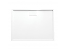 OMNIRES BROOKLYN akrylowy brodzik prysznicowy prostokątny, 80 x 100 cm biały połysk BROOKLYN80/100/PBP