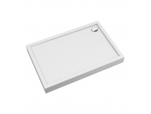 OMNIRES CAMDEN brodzik prysznicowy akrylowy, prostokątny, 80 x 100 cm biały połysk CAMDEN80/100/PBP