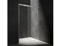 OMNIRES SOHO drzwi prysznicowe przesuwne, 120 cm chrom/transparentny CLP12XCRTR